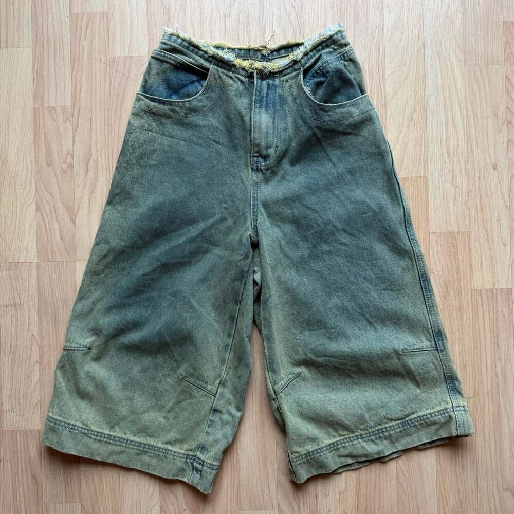 Jaded London Toxic Distressed Oversized Women’s Shorts 90s Jorts Denim Y2K